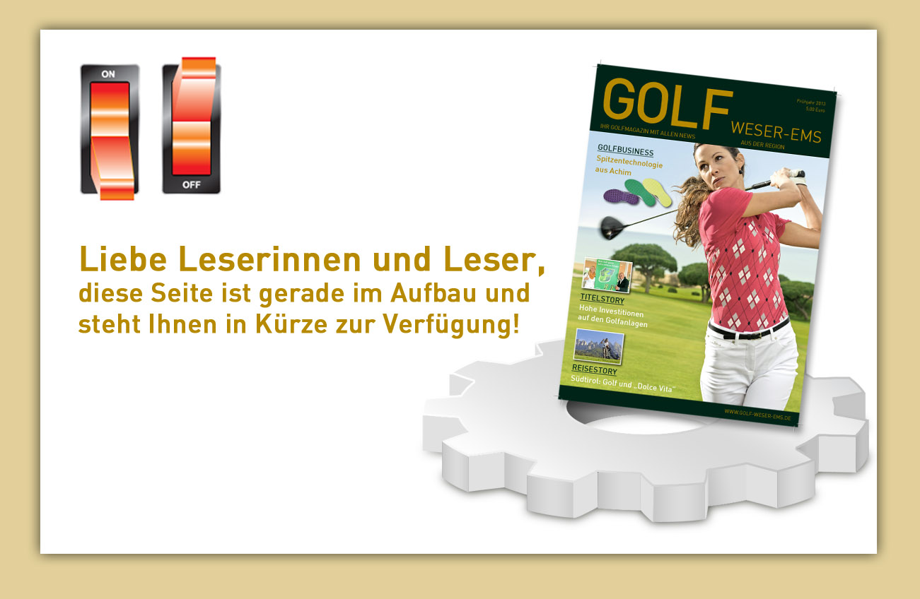 Homepage im Aufbau
